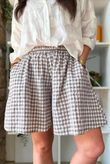 Nonni Gingham City Short Mocha